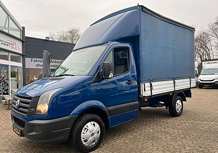 VW Crafter Volkswagen TDI Pritsche+Plane*AHK=3.500Kg*Garantie*