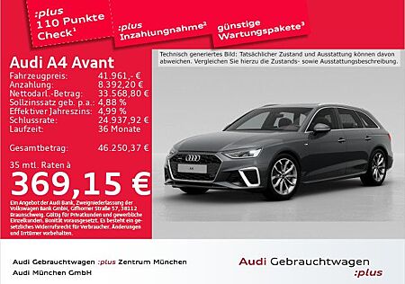 Audi A4 Avant 40 TDI qu. S tronic S line Pano/AHK/Nav