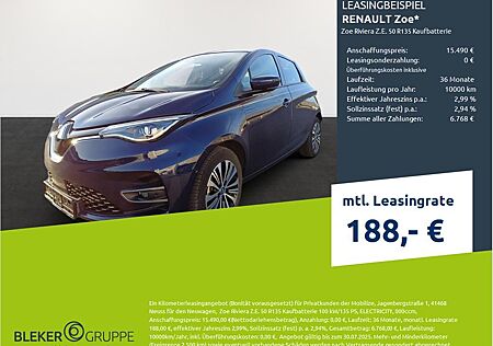 Renault ZOE Riviera Z.E. 50 R135 Kaufbatterie