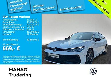 VW Passat Variant Volkswagen 1.5 eHybrid R-Line AHK IQ.Light N