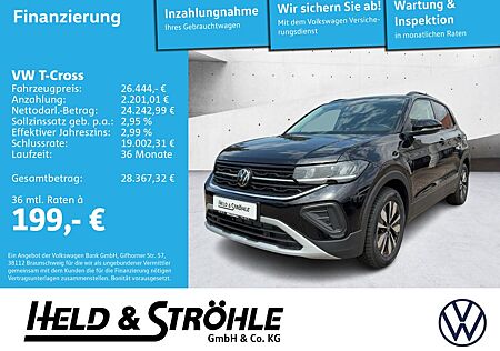 VW T-Cross gebraucht kaufen VW T-Cross Volkswagen GOAL 1.0 TSI ACC AHK ALU LED PDC SHZ RFK