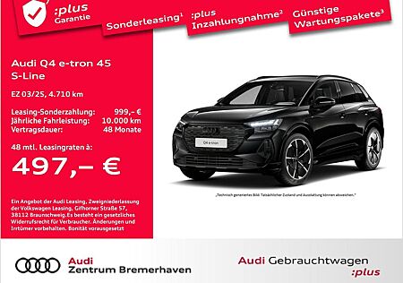 Audi Q4 e-tron 45 S-LINE MATRIX RAUTEN LM21 LEDER ACC