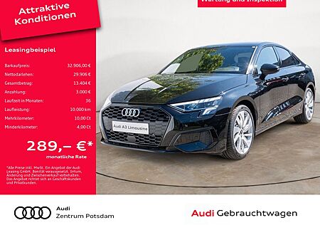 Audi A3 Limousine advanced 35 TFSI KLIMA PDC SHZ LED