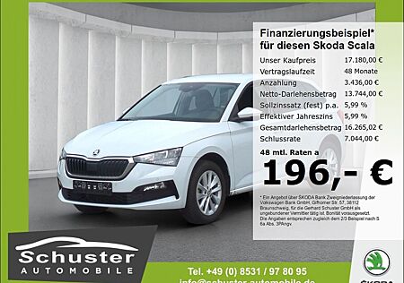 Skoda Scala 1.0TSI*LED Tempo SHZ PDCv+h heizb.Lkr Alu