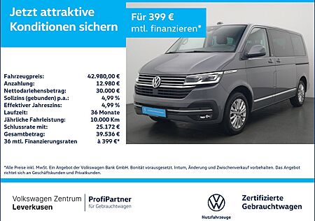 VW T6 Multivan Volkswagen T6.1 Multivan Generation Six NAVI LEDER KAM AHK