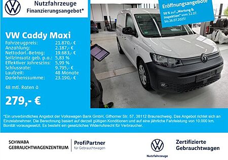 VW Caddy Volkswagen Maxi Cargo 2.0 TDI *AHK*NAVI*8-f. bereift*