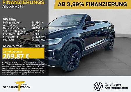 VW T-Roc Volkswagen Cabrio 1.5 TSI BLACK STYLE MATRIX KM18 BEA