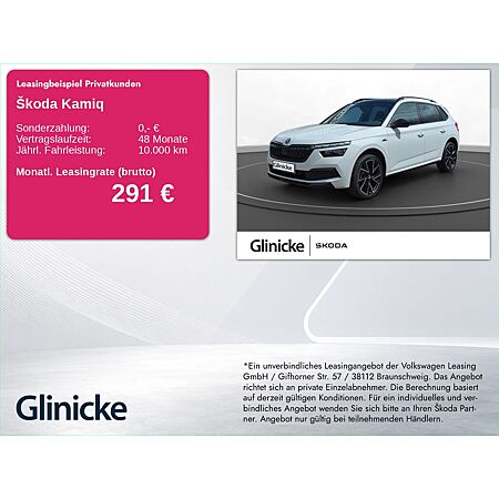 Skoda Kamiq leasen