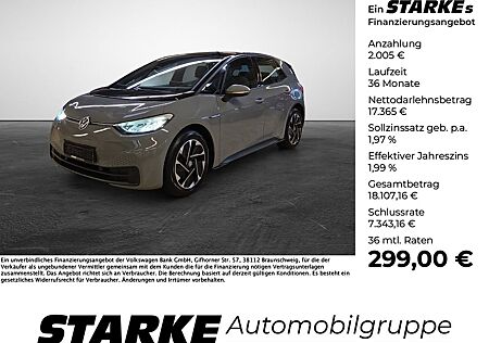 VW ID.3 Volkswagen Pro Performance Life LED Navi DAB PDC ACC