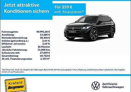 VW Tiguan Allspace Volkswagen 2.0 TDI R-Line AHK 7-SITZER ACC