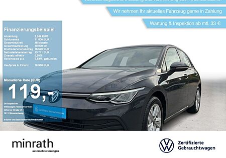 VW Golf Volkswagen VIII Life 2.0 TDI AHK+VIRT+LED+NAVI+SHZ+PDC
