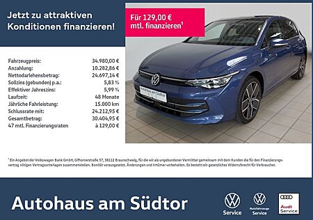 VW Golf Volkswagen VIII Style 1.5 eTSI DSG | LED RFK ACC Navi