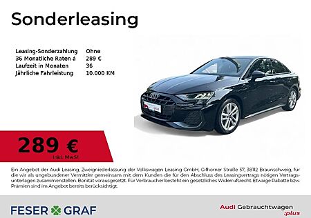 Audi A3 Limousine S line 35TFSI SHZ/HUD/SONOS/AHK/VC+