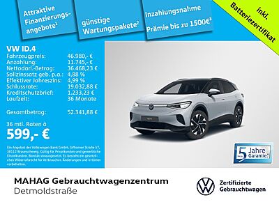 Volkswagen ID.4 Pro 210kW WärmePu CCS AHK IQ.Light Navi Par