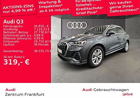 Audi Q3 45 TFSI e S tronic S line LED ACC B&O Tempoma
