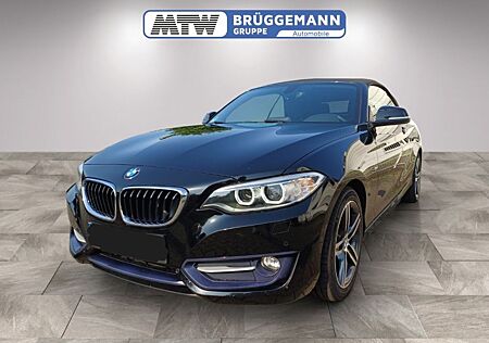 BMW 218 d 2.0 Sport-Line CABRIO NAVI XENON PDC V+H S