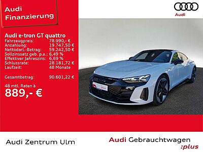 Audi e-tron GT RS qu. PANO LUFT B&O HuD MATRIX 21"