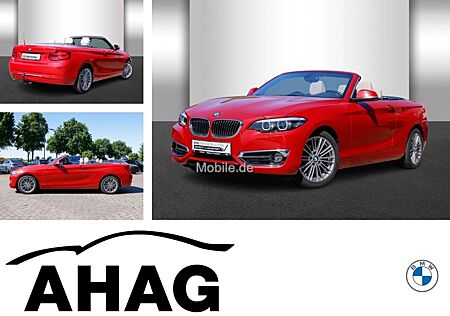 BMW 218i Cabrio Luxury Line Aut. Navi Business PDC