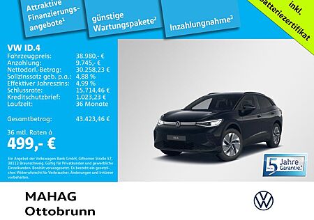 VW ID.4 Volkswagen Pro 210kW WärmePu CCS IQ.Light Navi ParkPil