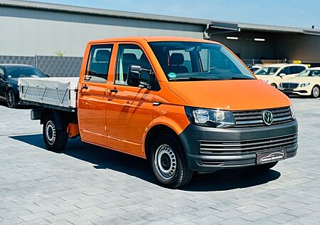 VW T6 Transporter Volkswagen T6 2,0 TDI Pritsche DOKA Lang *AHK*LEDER*LKW-ZUL