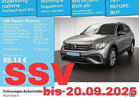 VW Tiguan Allspace Volkswagen 1.5 TSI Life DSG 7-Sitzer Navi A