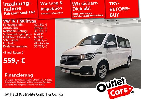 VW T6 Multivan Volkswagen T6.1 Multivan Comfortline 2.0 TDI DSG AHK STDHZG