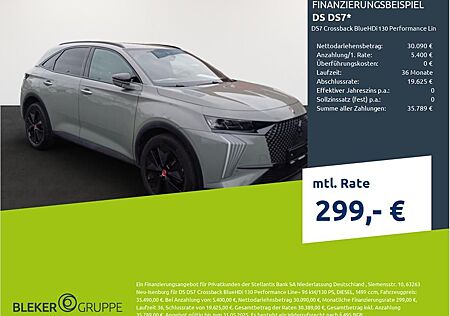 DS Automobiles DS7 Crossback BlueHDi 130 Performance Line+