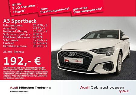 Audi A3 Sportback 40 TFSI e basis MMI+ Business-Paket