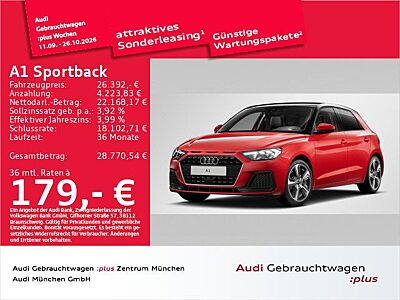 Audi A1 Sportback 30 TFSI S tronic Advanced ACC/Virtu