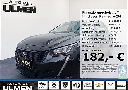 Peugeot e-208 e- Allure Elektromotor 136 Apple CarPlay K
