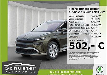 Skoda Enyaq iV 60*AHK Massage ACC R-Kam Navi 4xSHZ 20*