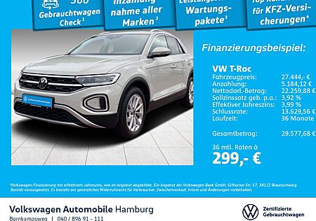 VW T-Roc Volkswagen 1.5 TSI Style DSG Navi LED Rear View ACC