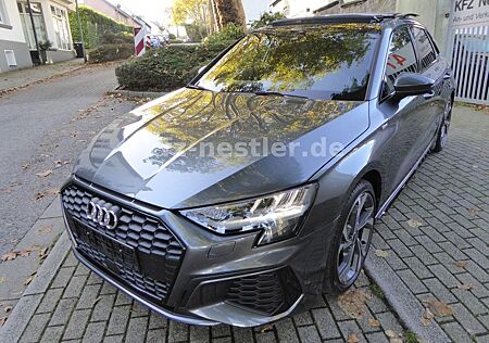 Audi A3 30 TFSI Sportback/2x S Line/Pano/18"/Black