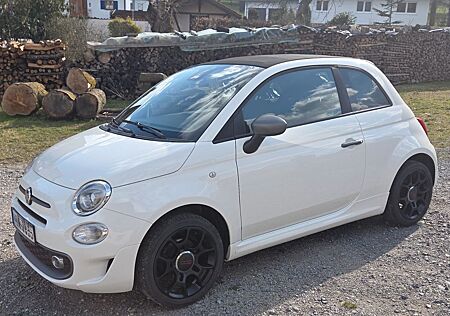 Fiat 500S Cabrio 1.2 L , KLIMAAUTOMATIK, BREMSEN NEU