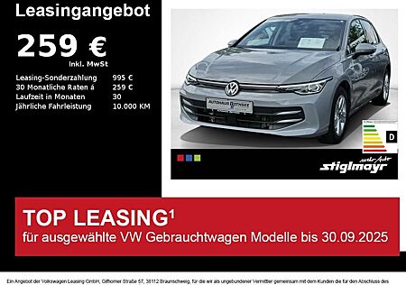 VW Golf Volkswagen VIII Life 1.5 eTSI DSG ACC+AHK+IQ-LIGHT