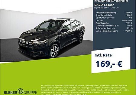 Dacia Logan Black Edition TCe 90 CVT