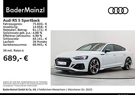 Audi RS5 RS 5 Sportback Competition Pano Matrix 360° ACC