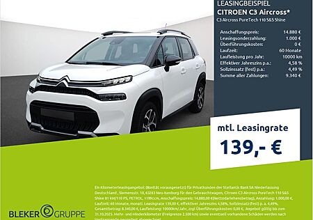 Citroën C3 Aircross PureTech 110 S&S Shine