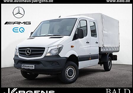 Mercedes-Benz Sprinter 314 DOKA+PRITSCHE-PLANE+4x4+L2+AHK3,5T