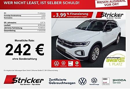VW T-Roc Volkswagen Style 1.5TSI DSG 242,-ohne Anzahlung ACC A