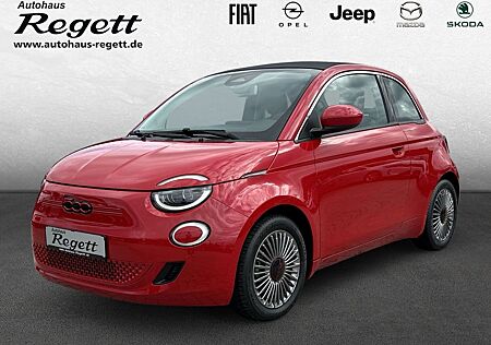 Fiat 500E Cabrio e Red Navi Memory Sitze Apple CarPla