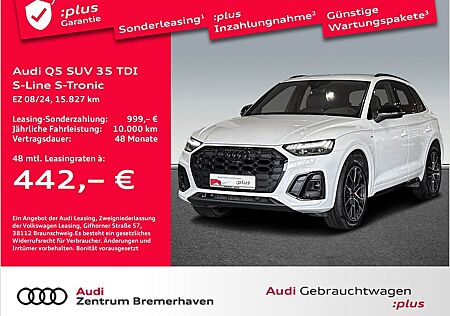 Audi Q5 gebraucht kaufen Audi Q5 SUV 35 TDI S-LINE S-TRON RAUTEN MATRIX E-SITZ