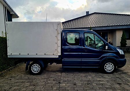 Ford Transit Pritsche L2 DoKa + Pritsche 7-Sitze +TOP