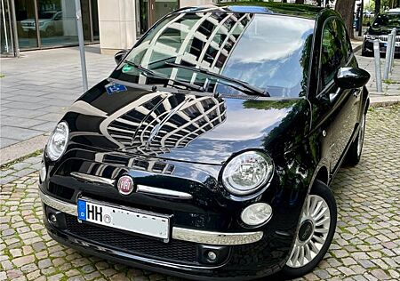 Fiat 500 1.2 Leder rot Klimaauto Hubdach