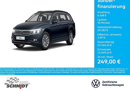 VW Passat Variant Volkswagen 2.0 TDI Business MATRIX AHK RFK