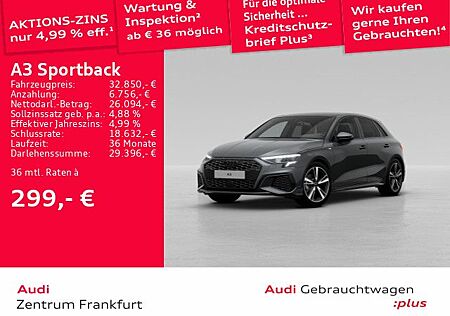 Audi A3 Sportback 35 TFSI S tronic S line LED ACC Pan