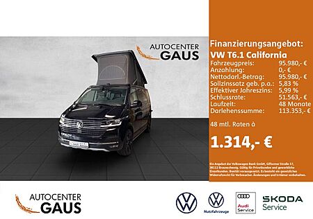 VW T6 California Volkswagen T6.1 California Ocean Aufstelldach 2,0 l 150 kW