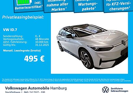 VW ID.7 Volkswagen Tourer Pro Navi AHK Wärmep. ACC Panorama