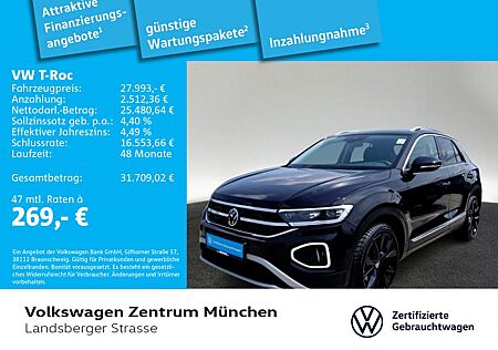 VW T-Roc Volkswagen Style 2.0 TDI DSG LED+ Navi Standhz ParkAs