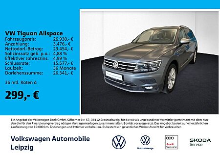 VW Tiguan Allspace Volkswagen Highline 2.0 TDI SCR DSG 4Motion